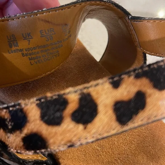 Franco Sarto Velocity2 Animal Print Calf Hair 9 - Picture 4 of 4